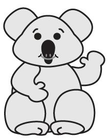 211x273 Draw A Koala Apfk Tutorials Drawings, Drawing Art