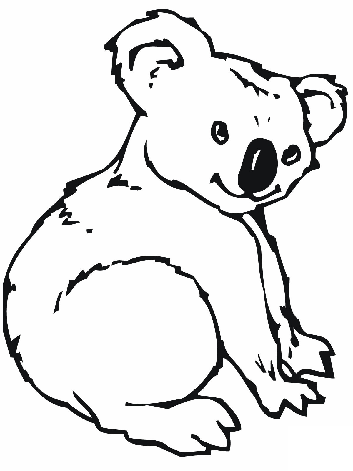 1200x1600 Free Printable Koala Coloring Pages For Kids