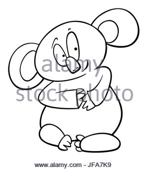 300x341 Koala Cartoon Drawing Stock Photo, Royalty Free Image 53617078