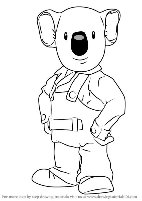 567x800 Learn How To Draw Frank From The Koala Brothers (The Koala