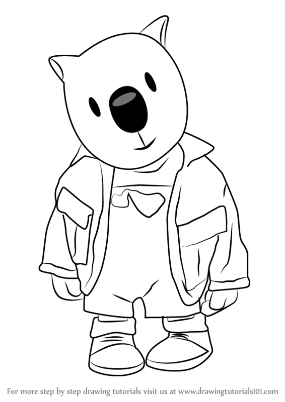 566x800 Learn How To Draw Ned From The Koala Brothers (The Koala Brothers