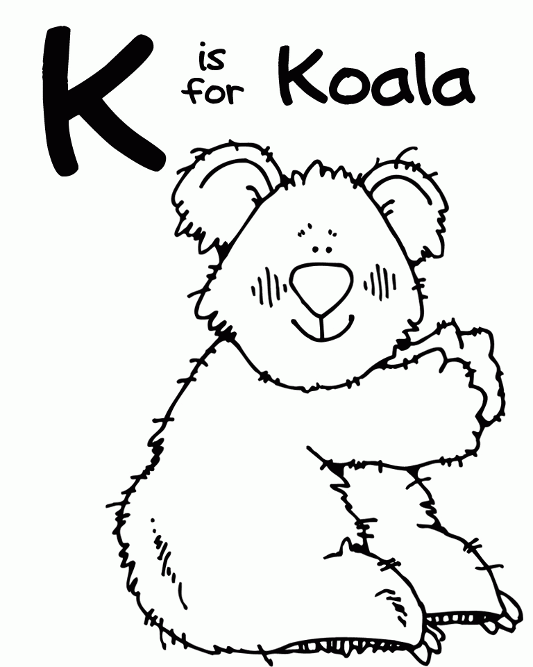 768x960 Koala Outline