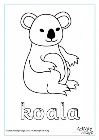 320x452 Koala Printables
