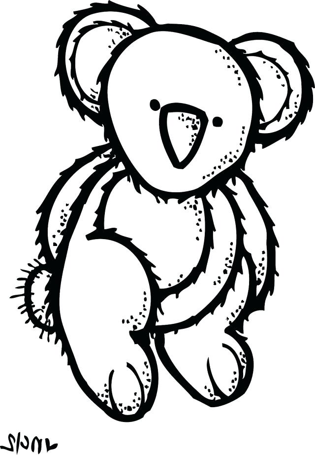 640x923 Koala Bear Coloring Pages