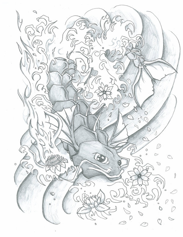 600x776 Koi Dragon By Blackwaterdesigns
