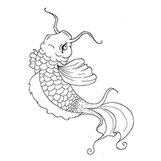 230x230 Top 25 Free Printable Koi Fish Coloring Pages Online