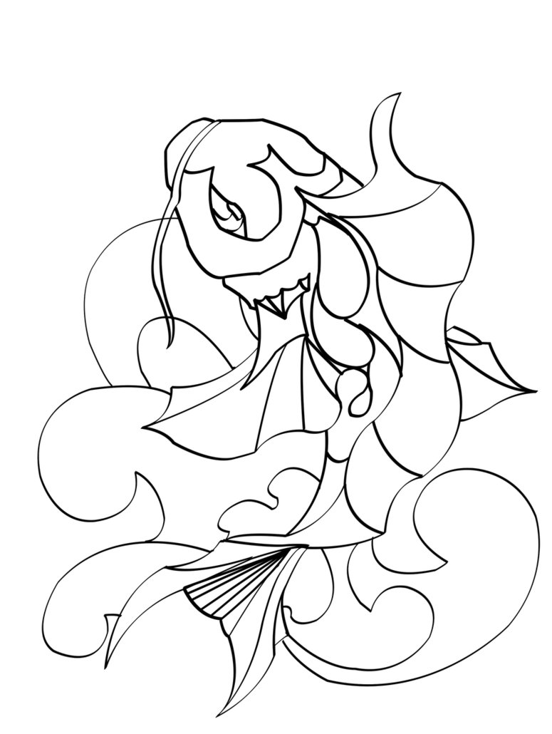 775x1030 Koi Fish Line Art By Sapheron Art