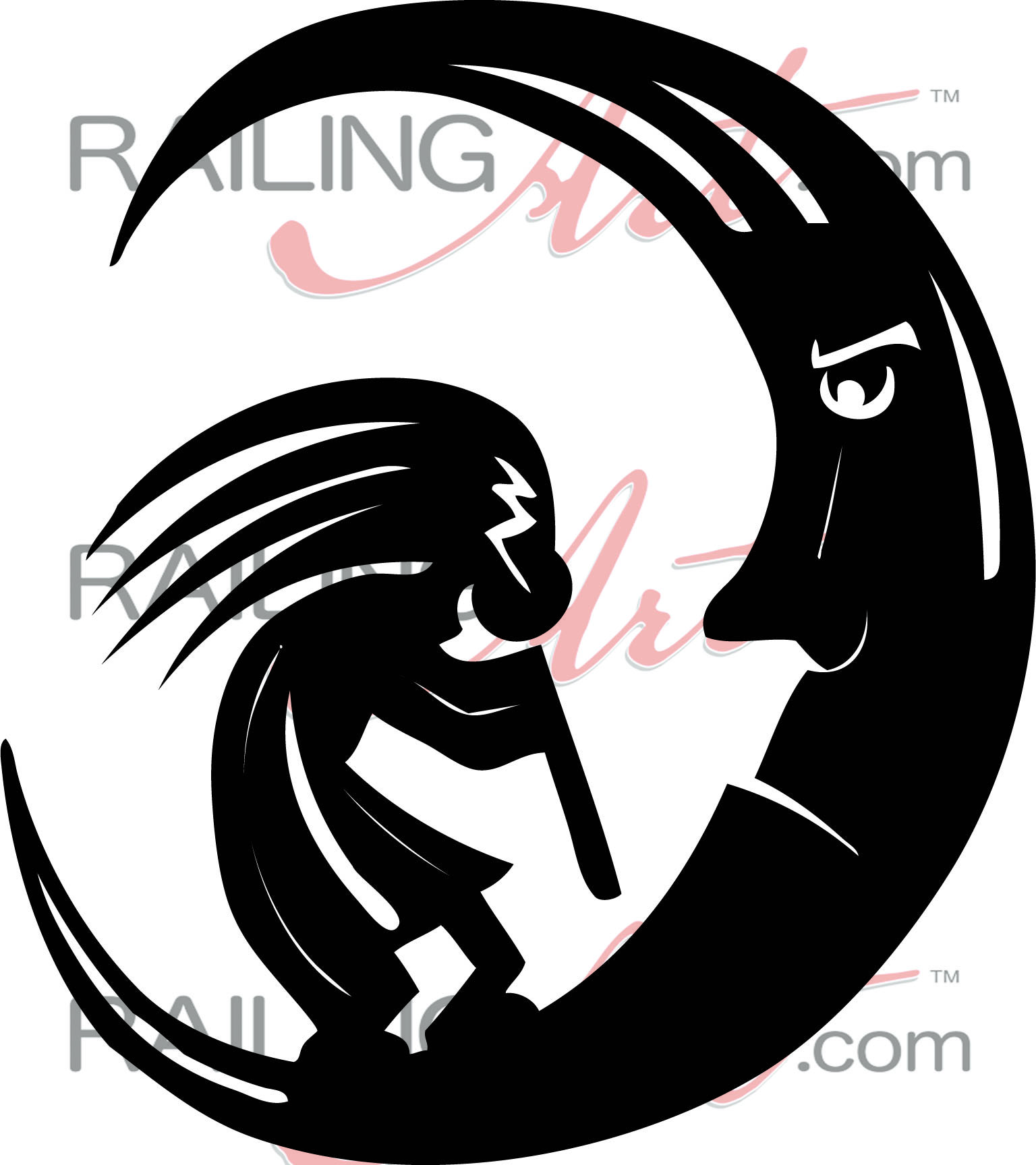 1536x1728 Kokopelli Moon