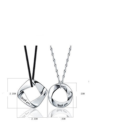 500x500 Mother's Day Gift Korean Style White Gold Plated Sweet Couple