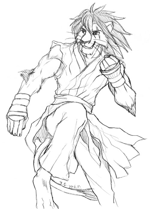 500x695 Kovu Anthro By J C