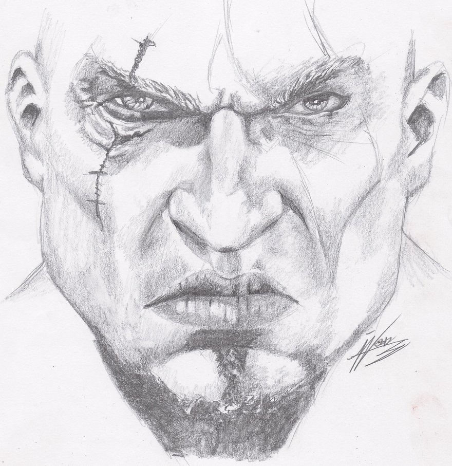 880x907 Kratos By Killerkondor