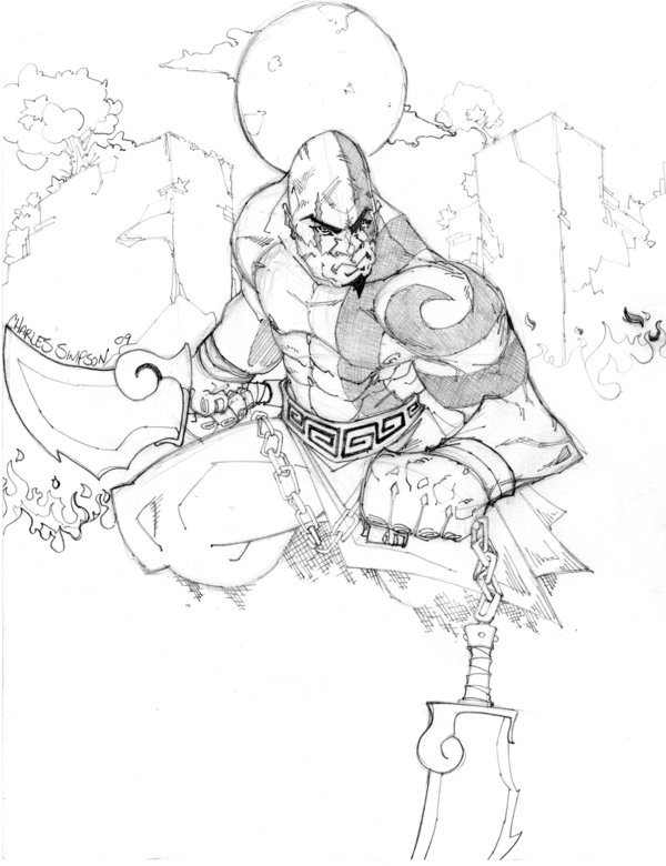 600x780 Kratos 2 By Charlessimpson
