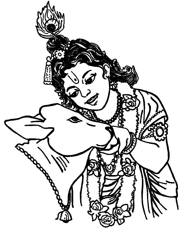 The best free Krishna drawing images. Download from 478 free drawings ...