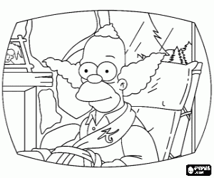 300x250 The Simpsons Coloring Pages Printable Games