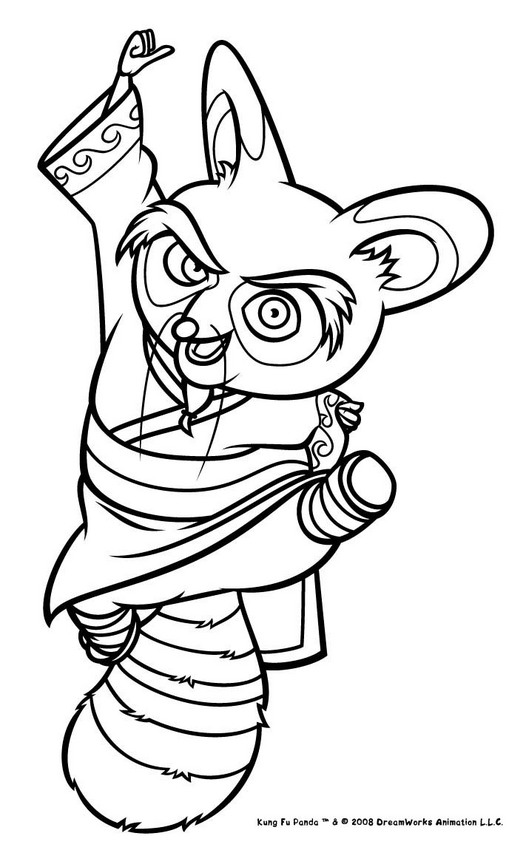 526x850 Onerso Coloring Pages Kung Fu Panda 2 Coloring Pages