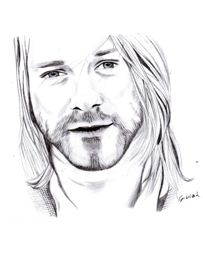 400x511 Kurt Cobain By Jaguarji