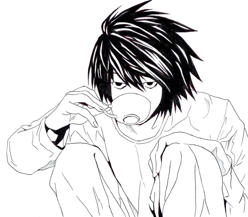 800x700 L Sipping Tea By Papoujunkie