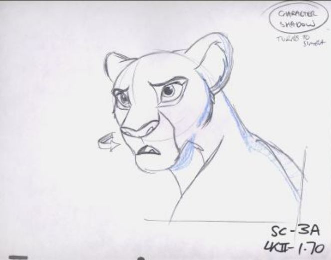663x522 Animation Sketches The Lion King