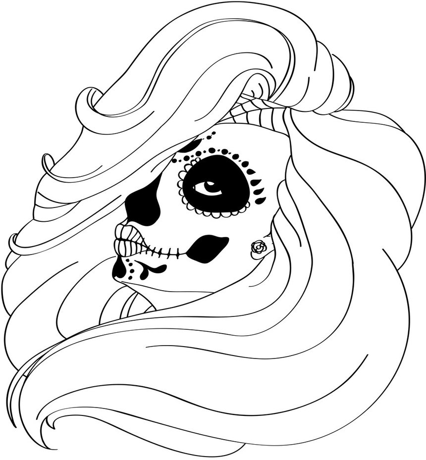 860x929 La Catrina By Blackfergie