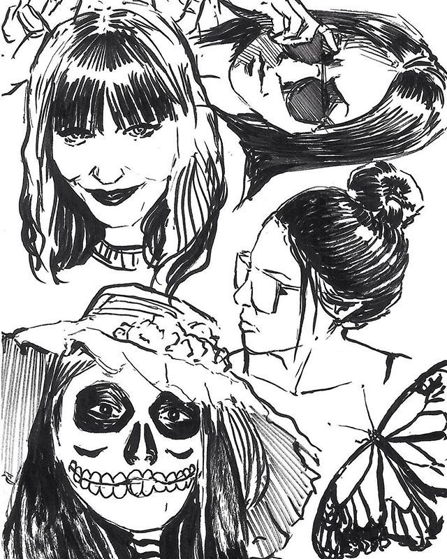 640x800 Day 23 Random People And La Catrina