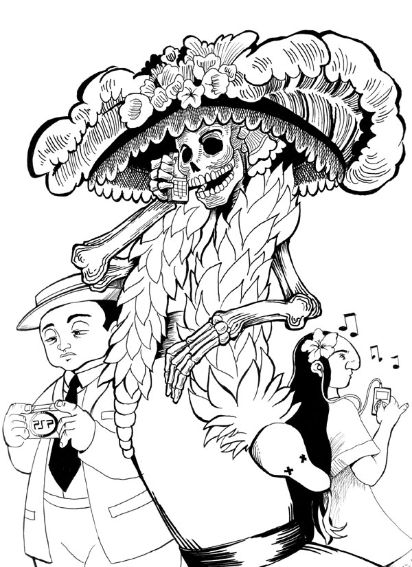 600x825 The Catrina By Demoncartoonist