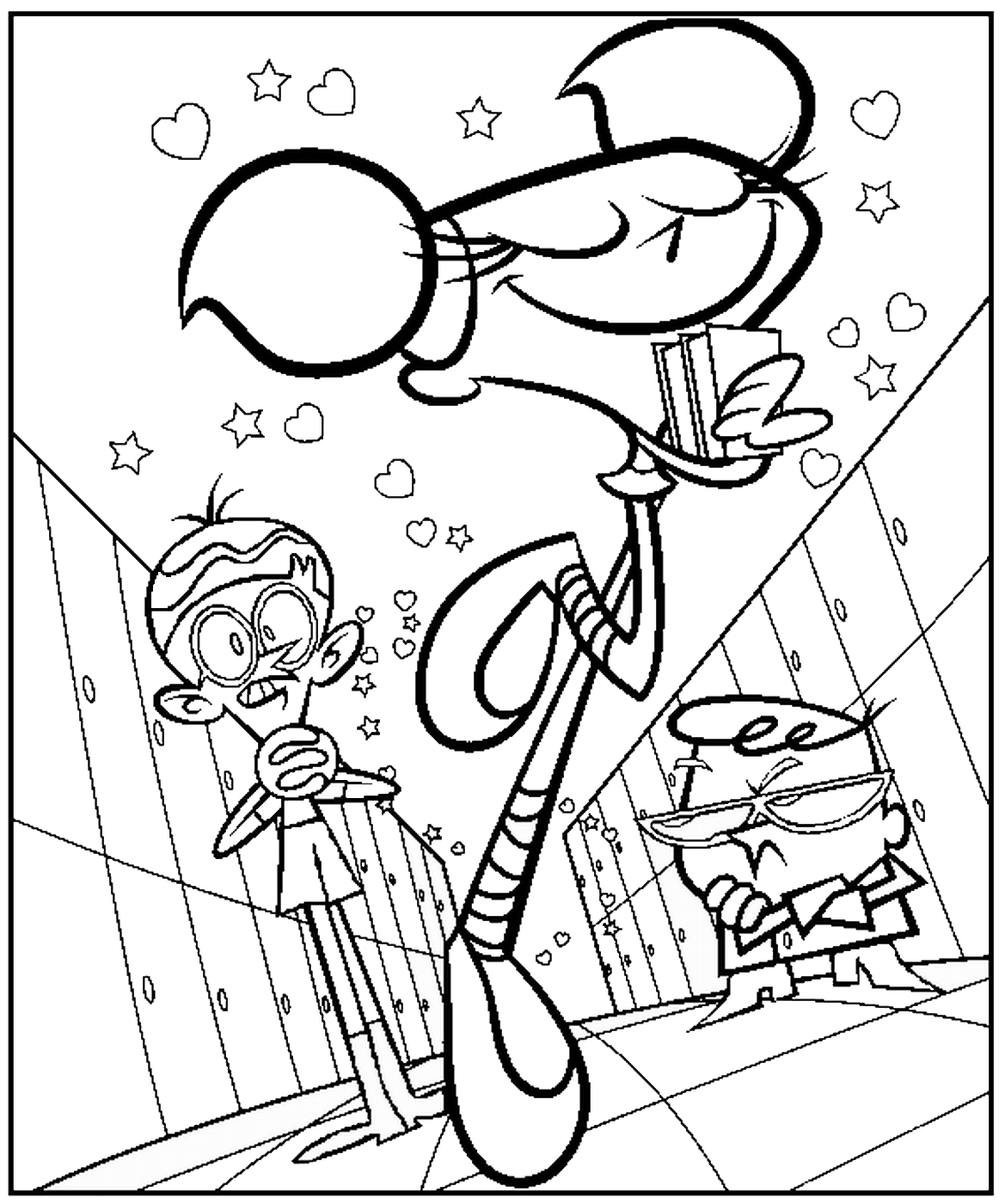 1169x1400 Dexter Laboratory Coloring Pages