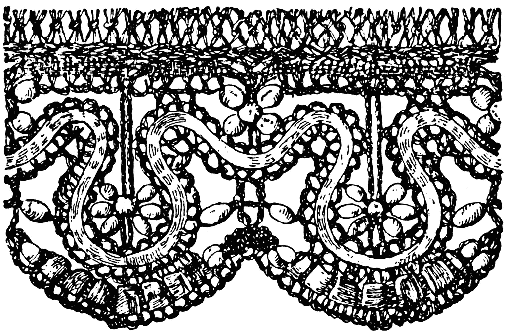 1024x675 Old Point Lace Border Clipart Etc