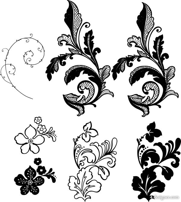 600x668 Simple Lace Patterns Drawing