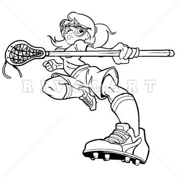 Lacrosse Drawing at GetDrawings | Free download