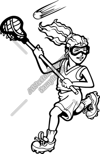 Lacrosse Drawing at GetDrawings | Free download