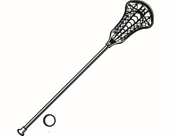 340x270 Lacrosse Drawing Etsy