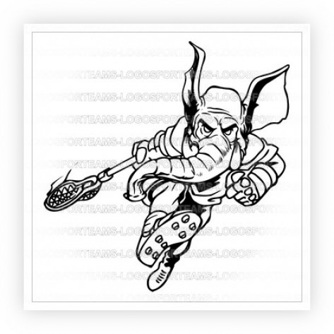 473x473 Logo Part Of Elephant Holding A Lacrosse Stick