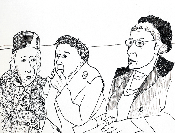 578x440 Sandra's Mixed Bag Three Old Ladies