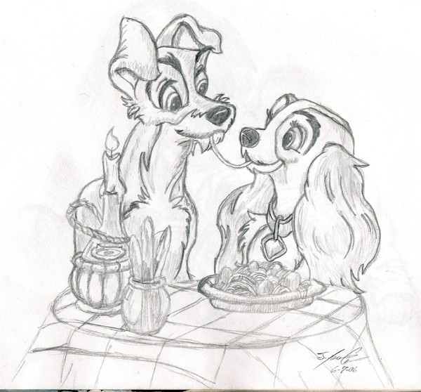 600x558 Lady Amp The Tramp By Jason Case
