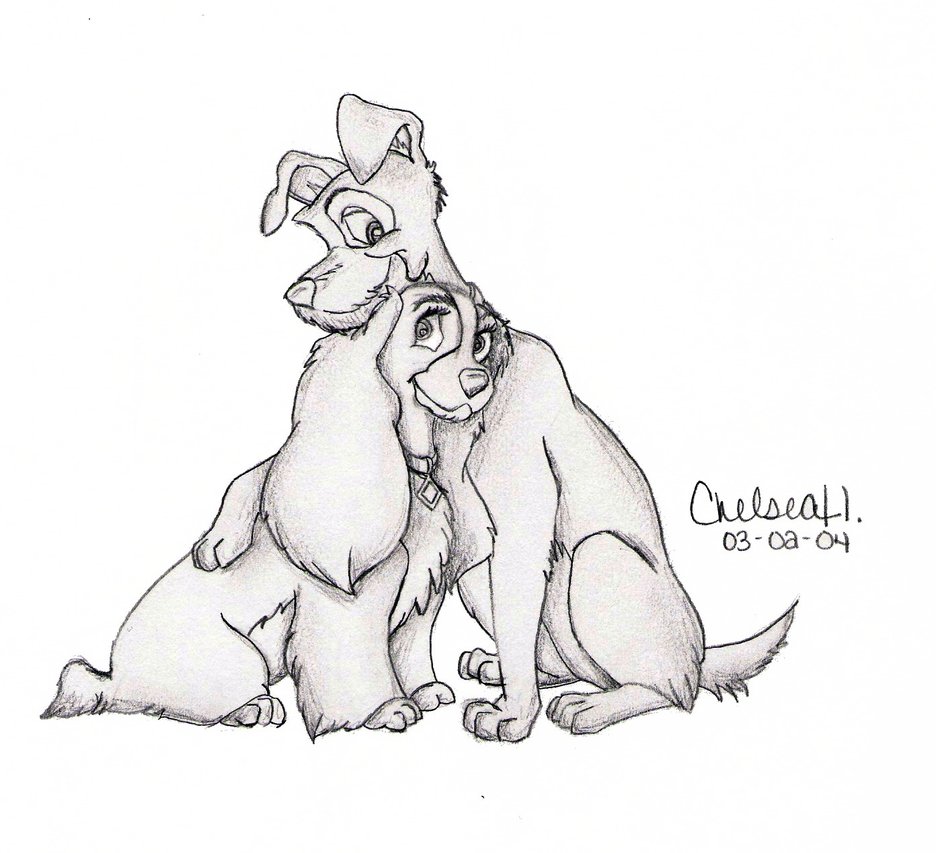 936x853 Lady And The Tramp By Dragonsrose0483