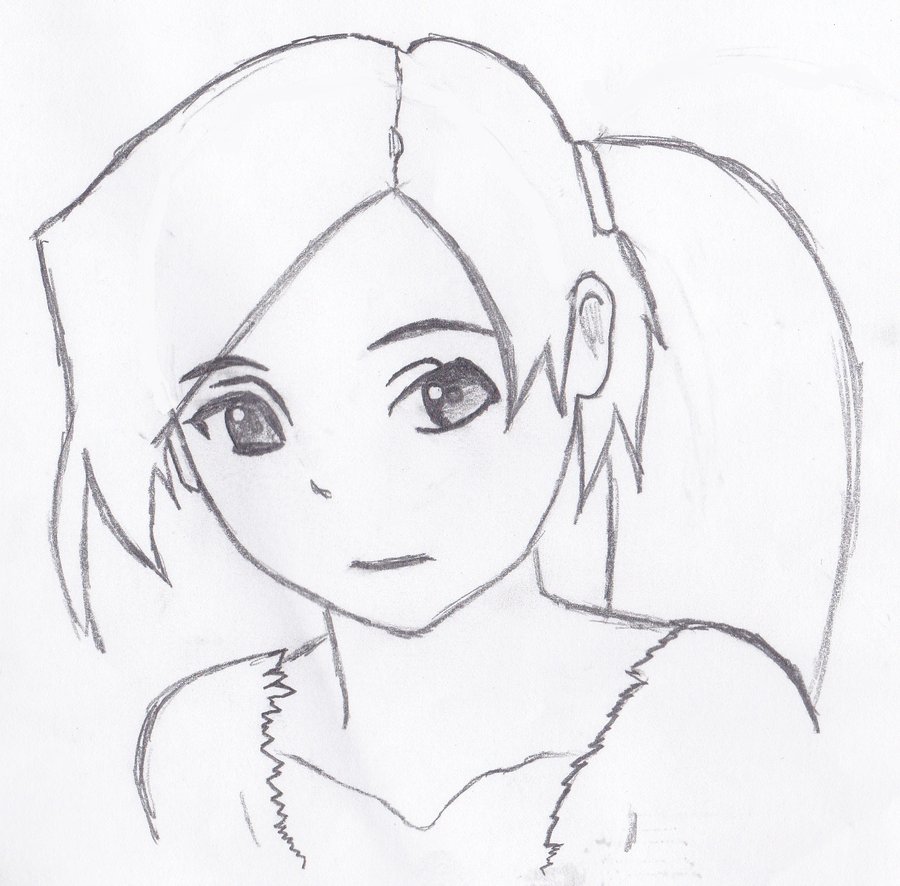 900x886 Lady Drawing By Kevinromanxd