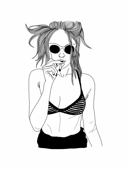 500x667 Woman Smoking