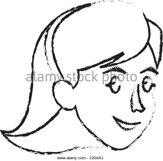 545x540 Lady Face Outline Cut Out Stock Images Amp Pictures