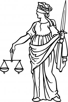 277x414 Blind Justice Lady Justice
