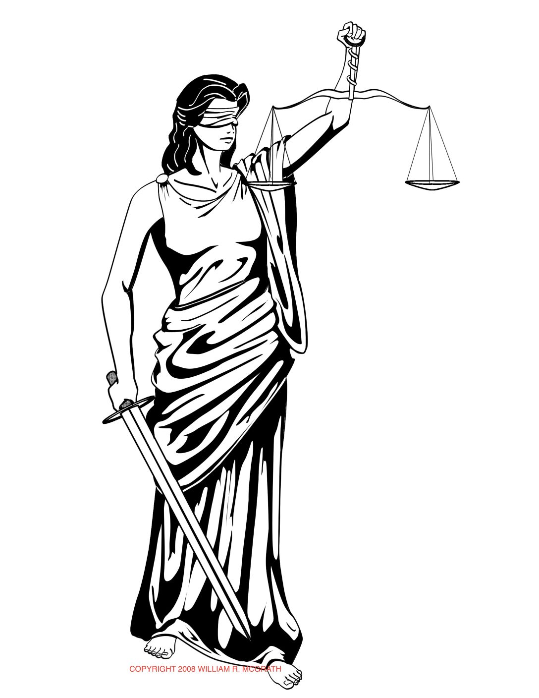 Lady Justice Drawing at GetDrawings.com | Free for personal use Lady