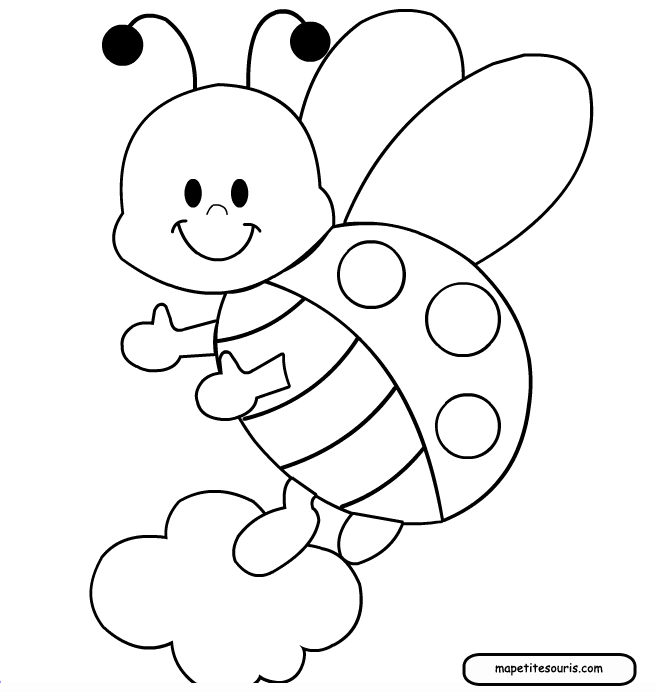 657x692 Ladybug Coloring Pages