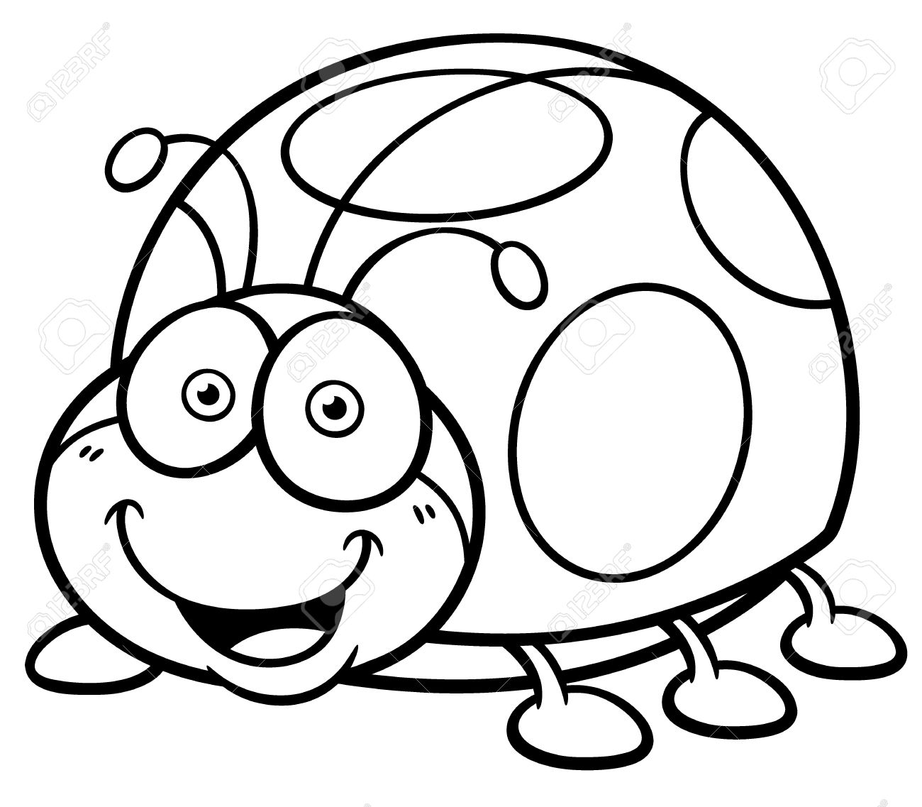 Ladybug Cartoon Drawing at GetDrawings.com | Free for ...