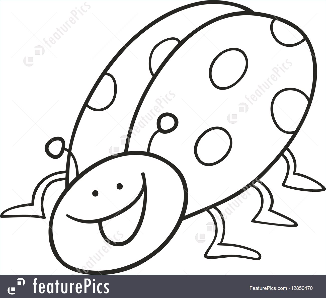 Ladybug Cartoon Drawing at GetDrawings | Free download