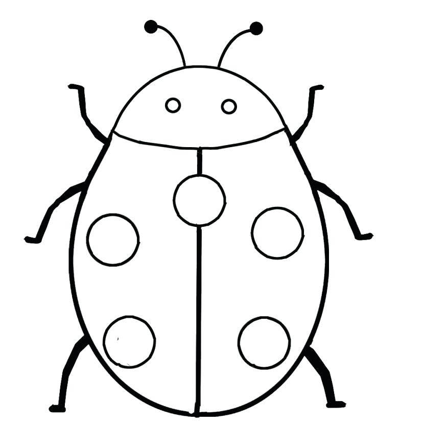 830x830 Ladybugs Coloring Pages Happy Sweet Baby Ladybug Ladybugs