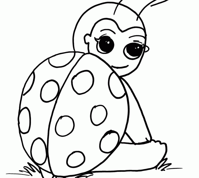 670x600 Drawings For Kids To Colour Anime Coloring Pages Anime Ladybug