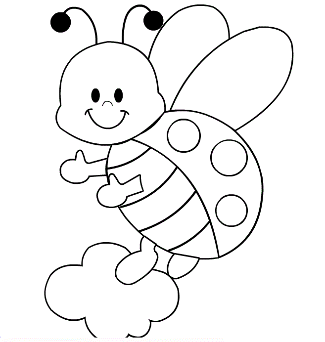 657x692 Ladybug Coloring Pages