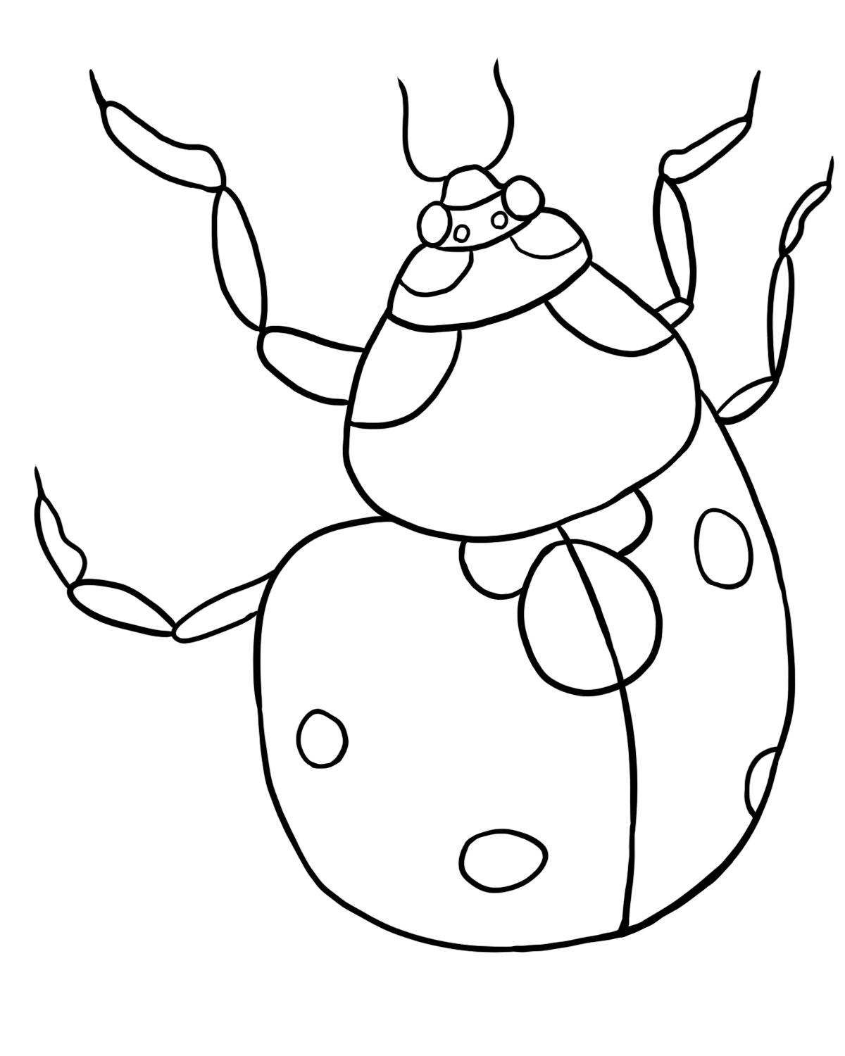1200x1500 Free Ladybug Coloring Page Lb2