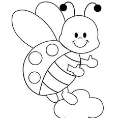236x232 Ladybug Coloring Pages