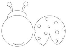 236x170 Ladybug Cut Out Pattern