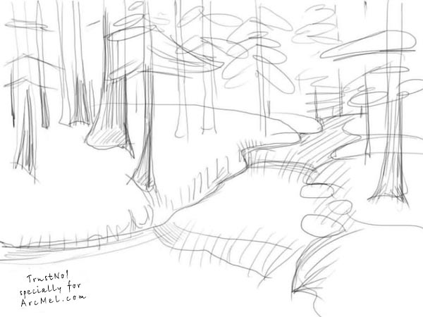 600x450 How To Draw A River Step By Step